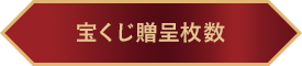 宝くじ贈呈枚数